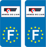 Lot de 2 stickers Armée de l'Air Europe