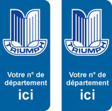 Lot de 2 stickers Triumph n° au choix