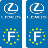 Lot de 2 stickers adhésifs LEXUS Europe