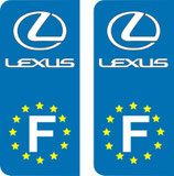 Lot de 2 stickers adhésifs LEXUS Europe