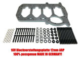 Blockversteifungsplatte 16V  10mm mit ARP Stehbolzen