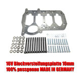 Blockversteifungsplatte 10mm 16V mit 12.9 Schrauben