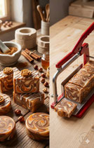 Zimt - Honig - Haselnuss - brauner Zucker - Naturseife