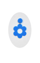 BO fleur bleue retro