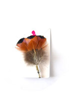 Broche plumes L