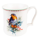 MUG NOEL DECOR ROUGE GORGE