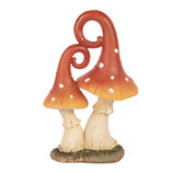 Champignon 17 cm Rouge Beige