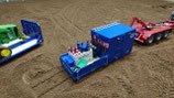 Materialcontainer mit Pritsche