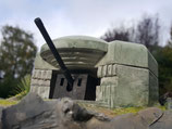 Bunker mit Geschütz