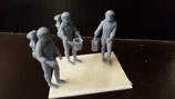 Schutzanzug-Team