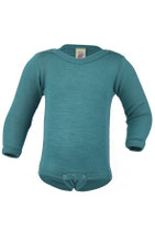 Body neonato a maniche lunghe - blu ghiaccio