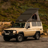 Alu-Cab Hubdach "Hercules G2" für Toyota Land Cruiser 78, schwarz