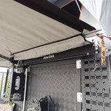 Alu-Cab 270° und 2m Markise Regenrinne