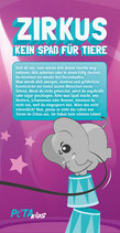 PETAKids-Flyer - Die Wahrheit über Zirkusse