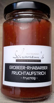 Erdbeer-Rhabarber-Fruchtaufstrich