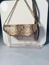 Snake Skin Brown Purse