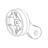 セーフティライトアダプター ゴープロインターフェイス用 → サイクリック FLY6 リヤカメラ+ライト (ロー ハイタイプ)【GPH-CYCLIQ1】