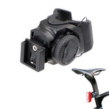 シートポスト向け ダイヤル固定式 セーフティライトマウント キャットアイ リアライト 用【SeatPost2-CatTail】