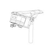 ライドオンサドルバッグ1 スペシャライズド STIX テールライト 用【SaddleBag1-STIX】