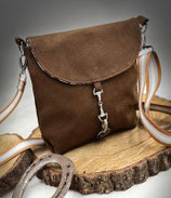 Handtasche Henriette  Schokobraun- Pferde-Freund