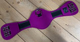 Wollfilzsattelgurt  Fuchsia 60cm    -ELASTISCH