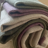 LOT coupons Sauge - Mauve - Naturel - Kaki