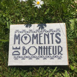 SEMI KIT CARTE POSTALE Moments de Bonheur