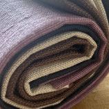 LOT coupons Mauve - Marine - Naturel - Chocolat