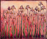 Ogrody zachodzącego światła, 25x30 cm, technika własna,2025 rok