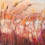 Cisza przed zmierzchem, 20 x 20 cm, technika własna, 2025