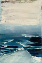 Oddech morza, 60 x 90 cm, olej na płótnie, 2026