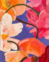 Tulipany wielokolorowe - Multicolored tulips, 150 x 120 cm, oil on canvas, 2025