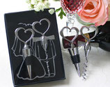 Ref. 2505 Set de vino corazones