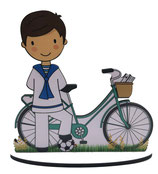 Ref. 8552 Figura comunión niño bici