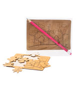 Ref. 931259 Puzzle colorear y lápiz rosa