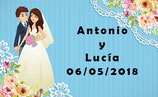 Etiqueta boda ref. TL017