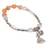 Ref. 26191 Pulsera perlas beige