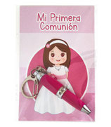 Ref. 931063 Bolígrafo llavero rosa