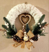 Couronne de Noel - Noel Scandinave