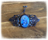 ★Macrame Bracelet＊Rainbow Moon Stone Ⅰ