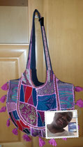 Indische Handtasche Hand gestrickt