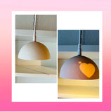 Lampenschirm mit Herzmotiv