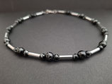 Kette schwarz/silber