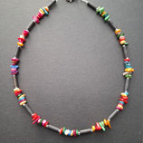 Kette bunt/kräftige Farben