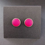 Ohrstecker pink/matt