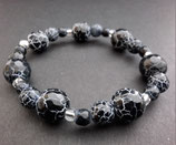 Armband Crashachat schwarz