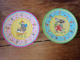 set twee plastic kinderborden