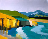 Expressionistische Steilküste
