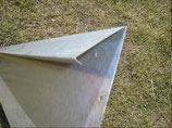 Schneckenzaun Profil 1 Meter aus Metall