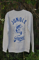 Sweater "Jungle Fever" grey/blue